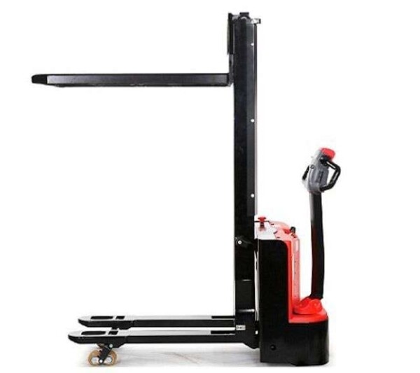 Apilador eléctrico monomástil 1200 kg. elev. inicial patas