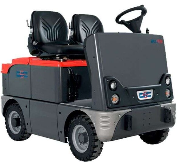 Tractor Eléctrico 4 ruedas para dos operarios 10.000 Kg