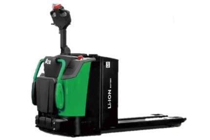 Transpaleta eléctrica litio con plataforma 2.000 kg.