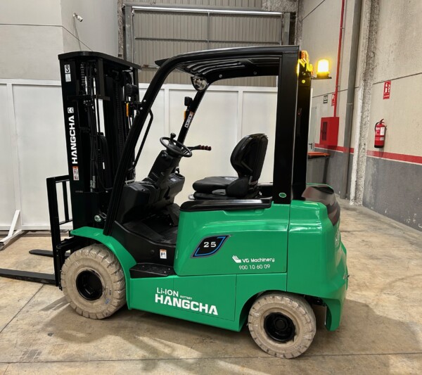 Carretilla eléctrica 4 R. Hangcha CPD25-AEY2 -I Vista lateral