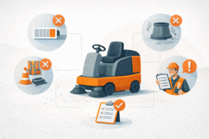 Errores comunes al usar barredoras industriales