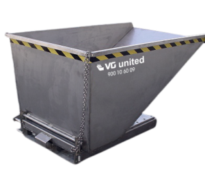 Tolva autobasculante en acero inoxidable AISI 304  1100L.