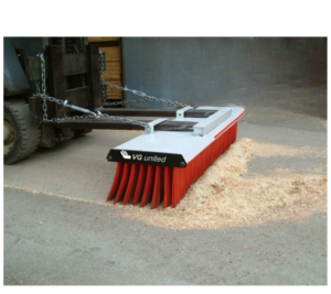 Barredora por sistema de empuje para carretilla