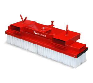 Cepillo barredor por empuje para carretilla